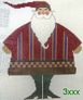 Santa In Stripes
